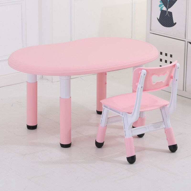希伯熊儿童积木桌椅套装塑料幼儿园四方桌小桌子小椅子宝宝学习吃