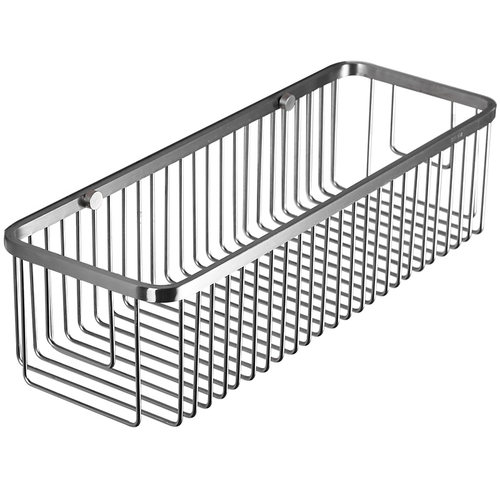 不锈钢浴室卫生间洗手间置物架墙上壁挂方形收纳网篮淋浴房挂篮