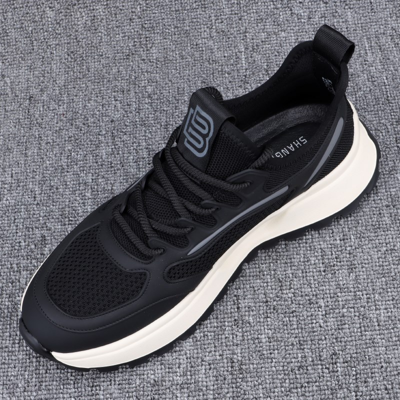 夏季男鞋2025新款网面透气运动休闲鞋男发泡减震跑步鞋轻便旅游鞋
