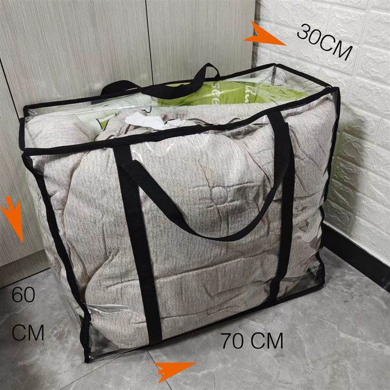 新款超大容量棉被袋防水防潮防尘高清储物袋搬家收纳袋加厚pvc