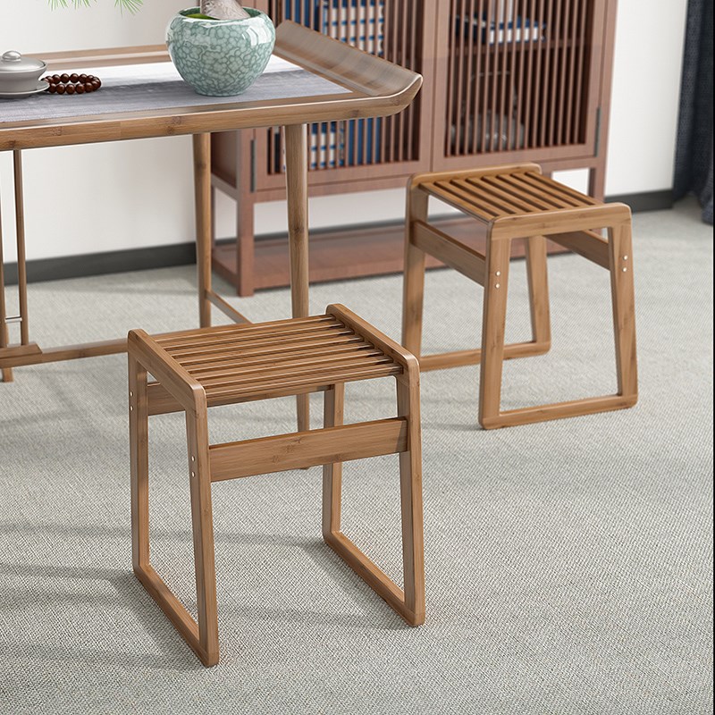 小木凳竹木方凳家用客厅儿童矮凳板凳茶几凳换鞋凳木质登木头凳子