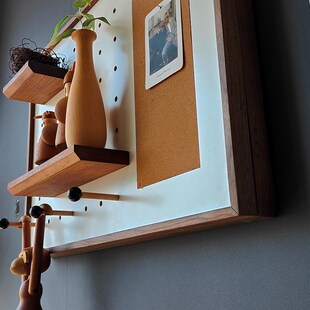 黑胡桃实木电表遮挡箱弱电配电盒多媒体wife集电箱装饰画框置物架