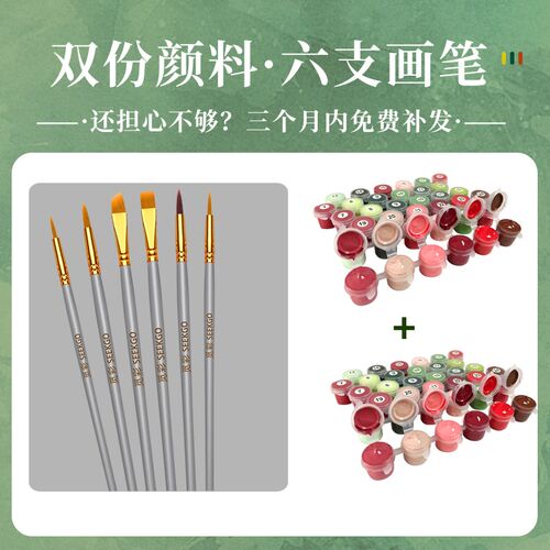 diy数字油彩画2024新款手工填色肌理画手绘填充丙烯画高级装饰画