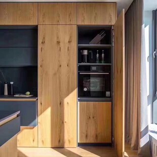 有结疤天然白橡木饰面板免漆板实木贴皮贴面板科定木饰面kd饰面板