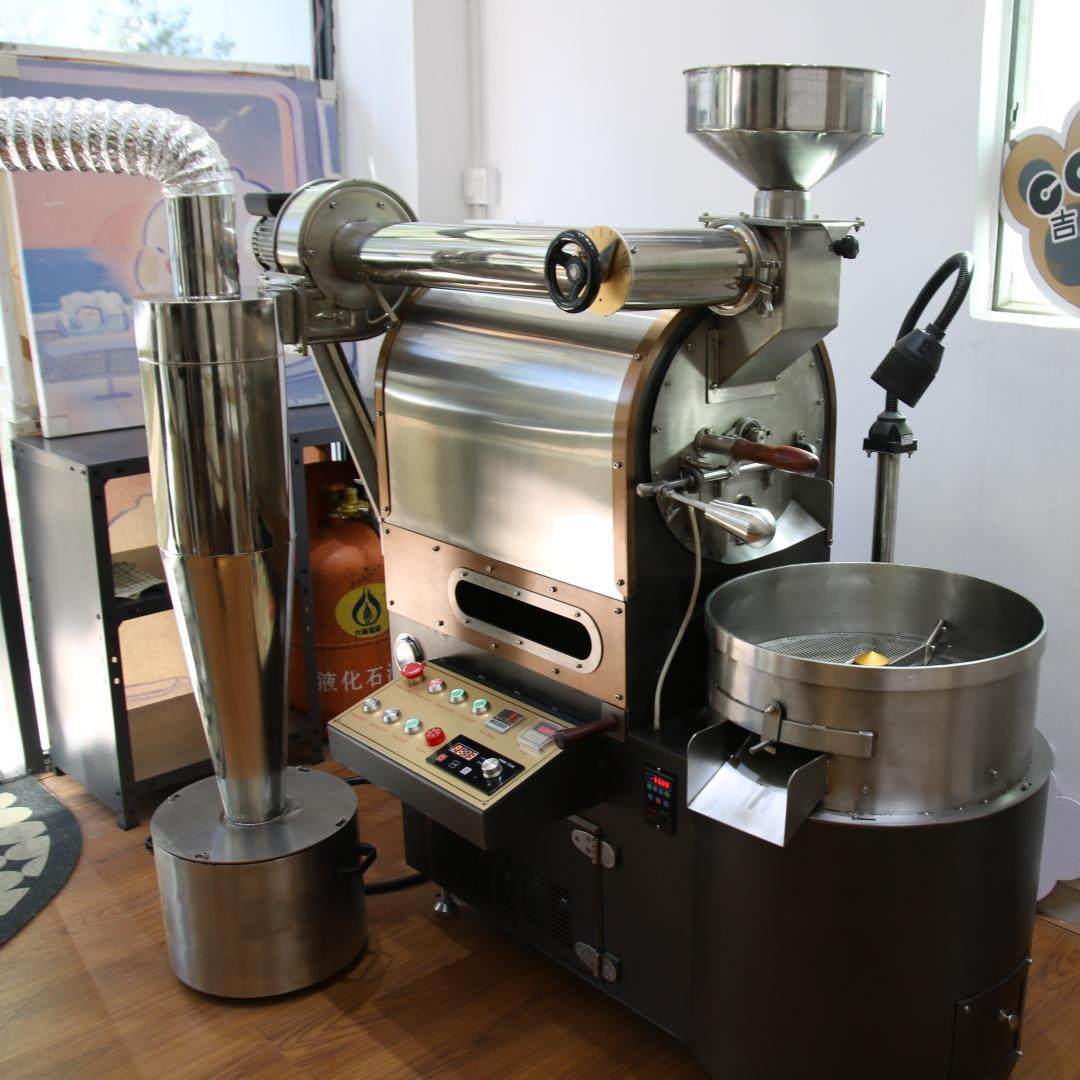 粤鼎锋咖啡烘焙机小型咖啡豆烘焙机器3公斤燃气PLC全自动触屏控制,清洗/食品/商业设备,烘焙设备,淘宝优惠券,粉丝福利购,淘宝优惠卷