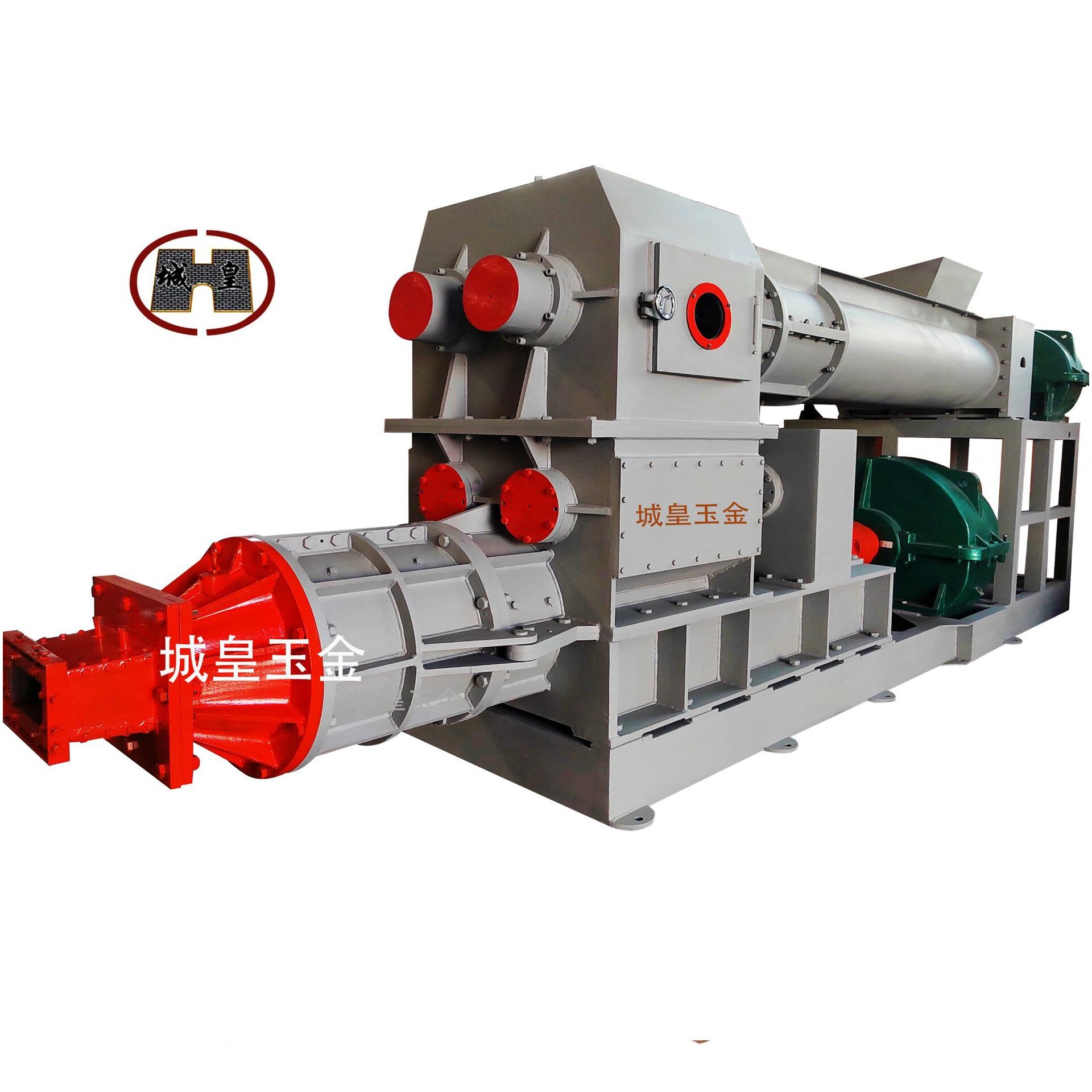 中国工厂制作大容量自动真空制砖挤出机烧制红粘土制砖机生产厂家