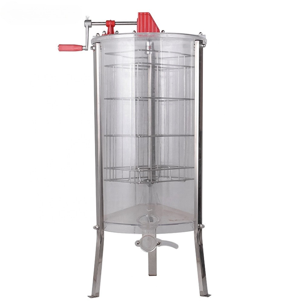 2框透明蜂蜜提取纺纱机蜂蜜分离器甩蜜蜂蜜分离器摇蜜机 养蜂工具