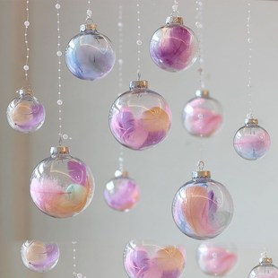 新款店铺吊顶装饰挂件活动布置幼儿园吊饰天花板屋顶空中塑料吊球