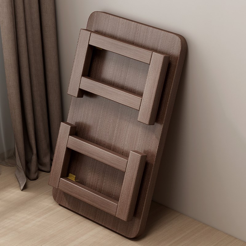 免安装飘窗小桌子中式炕桌家用实木榻榻米茶桌可折叠坐地矮桌炕几