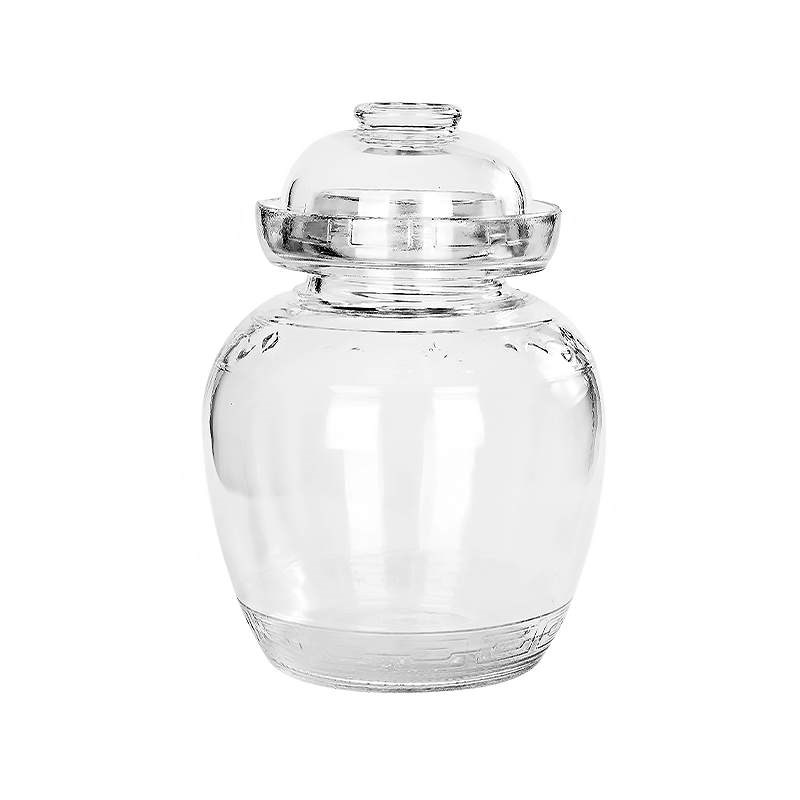 泡菜坛子玻璃加厚酸菜家用大号腌菜缸带盖密封四川咸迷你菜泡菜罐