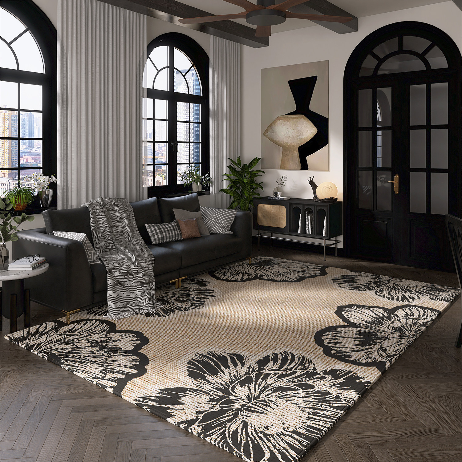 客厅地毯高级感卧室床边毯2025新款大面积满铺法式沙发地垫可定制,居家布艺,地毯,淘宝优惠券,粉丝福利购,淘宝优惠卷