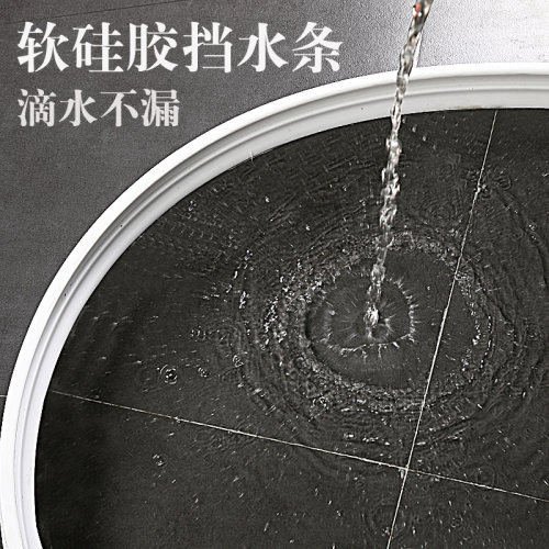 浴室弧形挡水条硅胶阻水卫生间lB型直形一字隔水扇形可弯曲防水条