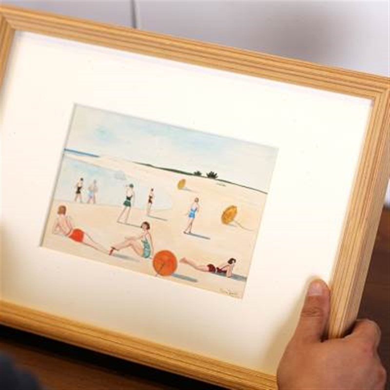 实木相框画框装裱挂墙素描1000片拼图框16寸20寸8K4开A4a3框定制