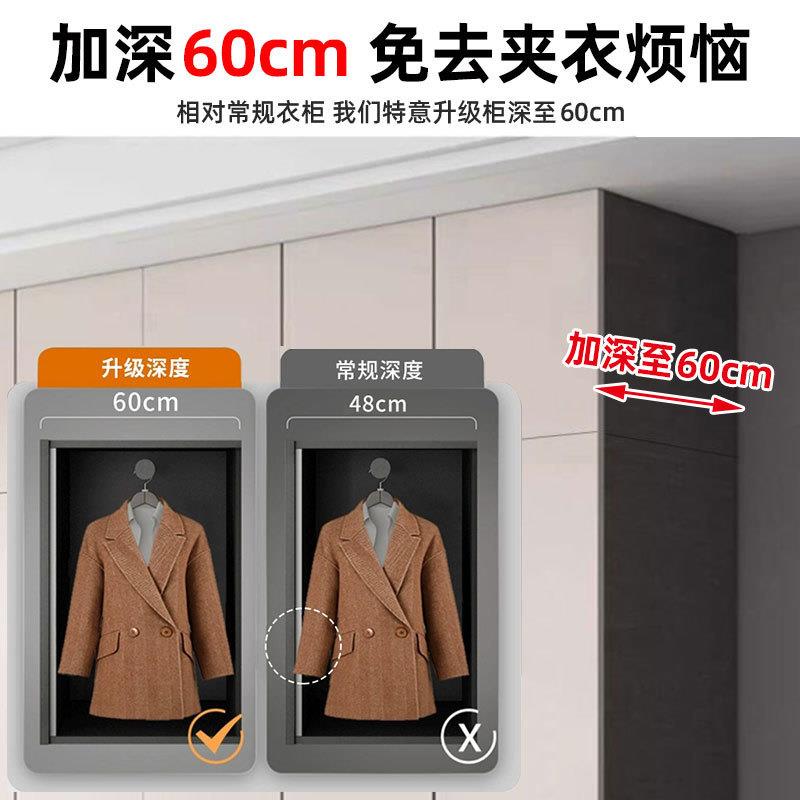 Fl木s实衣柜家用卧储室代简约物柜出租房简易衣橱经MZP济型现收纳