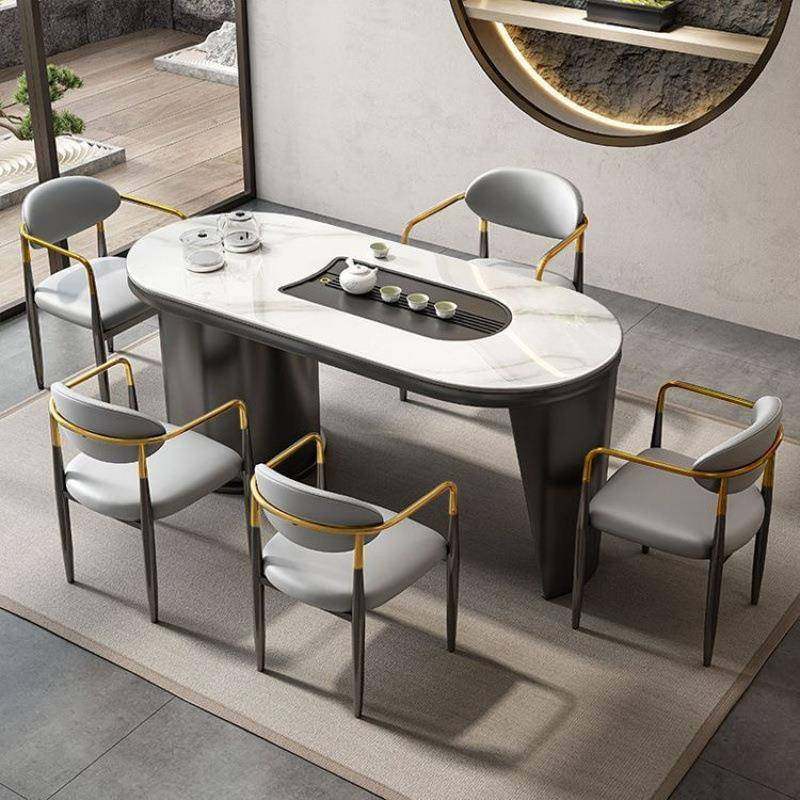 岩ERY板茶阳桌椅组合现简约家用台网红小代桌茶茶台可储物功夫泡