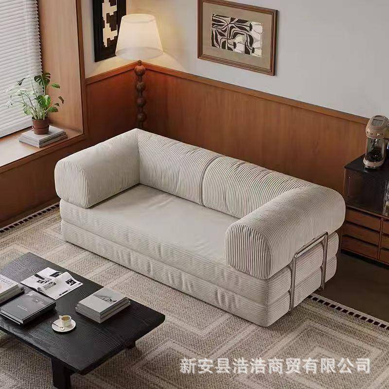 沙床无品牌/布艺小户客厅网红爆款沙发发可拆洗百简约现代搭懒人
