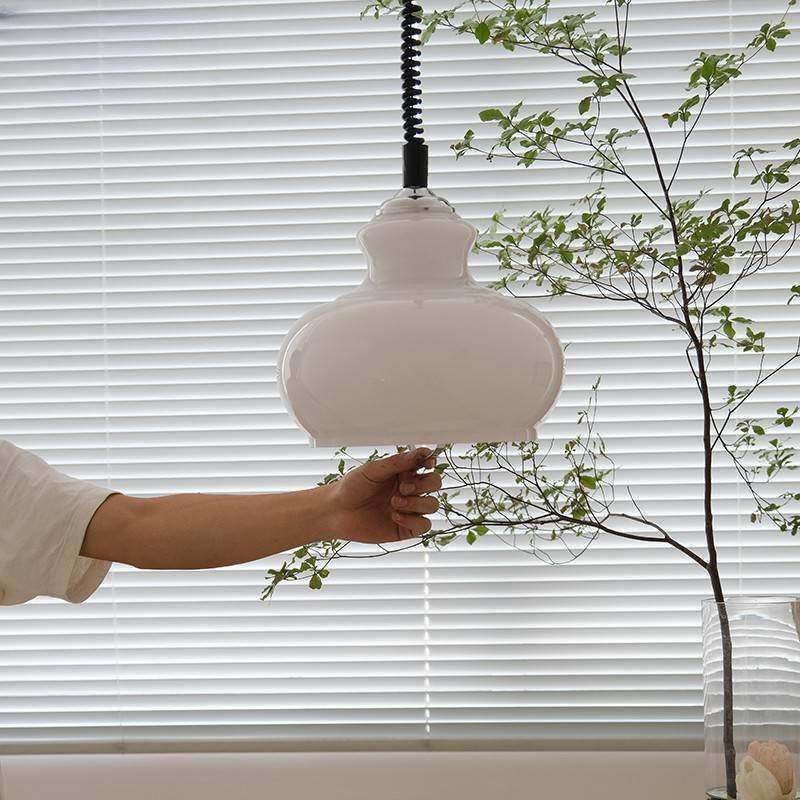 中古灯青法式奶油玻璃葫芦吊后现代绿橙色1005书房草餐厅卧室入户,家装灯饰光源,智能吊灯,淘宝优惠券,粉丝福利购,淘宝优惠卷