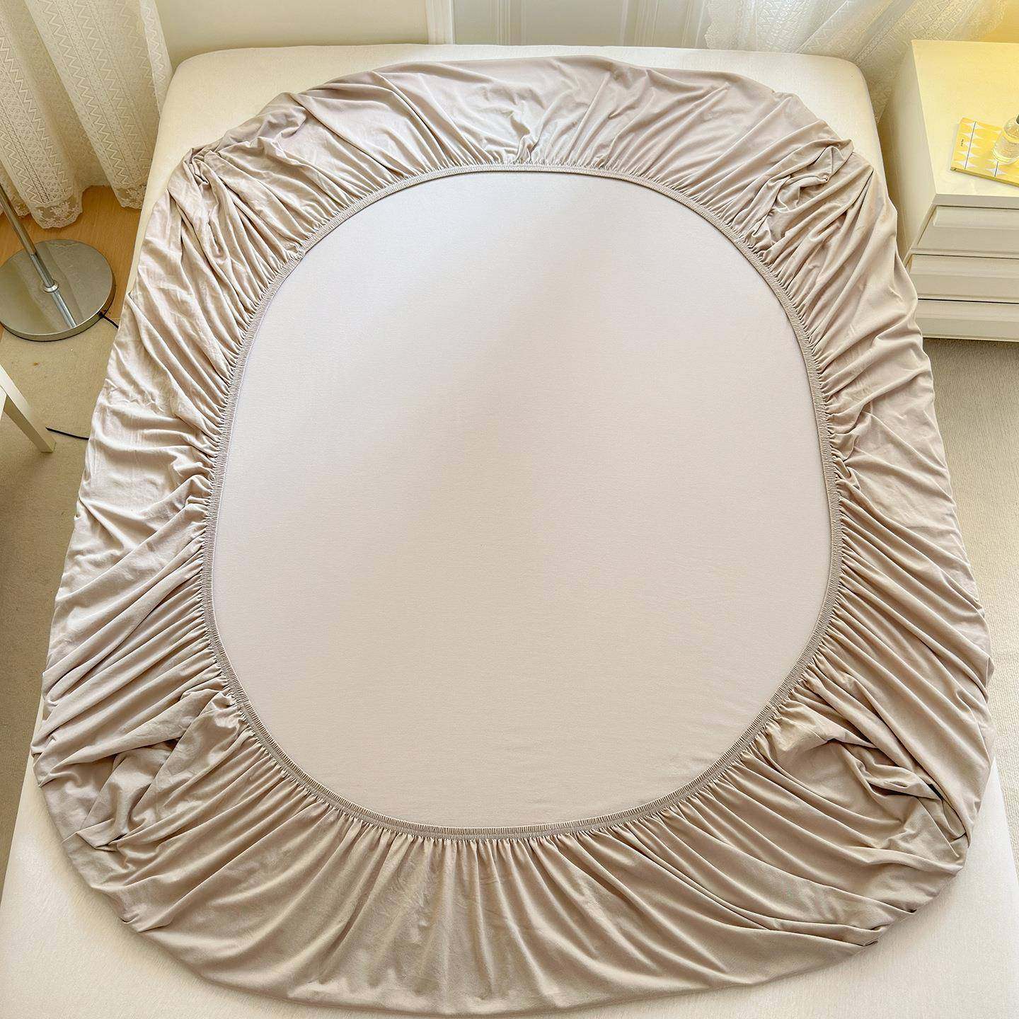 全棉床笠针织棉单件1023床单纯棉床罩滑防防尘垫保护床套罩全床包