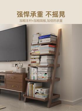 客落边地儿童简易式多层书柜立家用厅靠墙收纳柜批UGH实木书架置