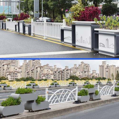 户外不锈钢箱铁艺移花池镀花锌1687494A板花盆市餐政饮可动庭院露