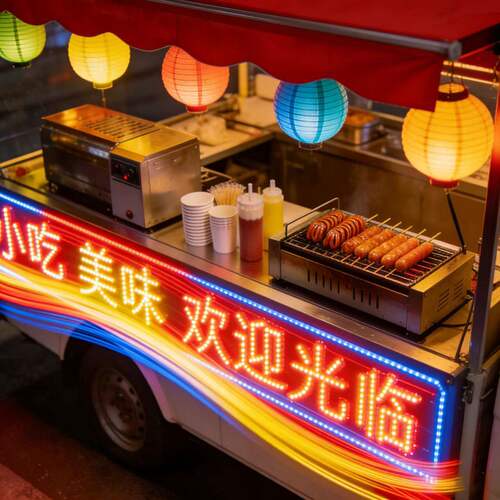 跑马灯流水灯带七彩变色招牌闪光led软灯条户外防水霓虹室外彩灯