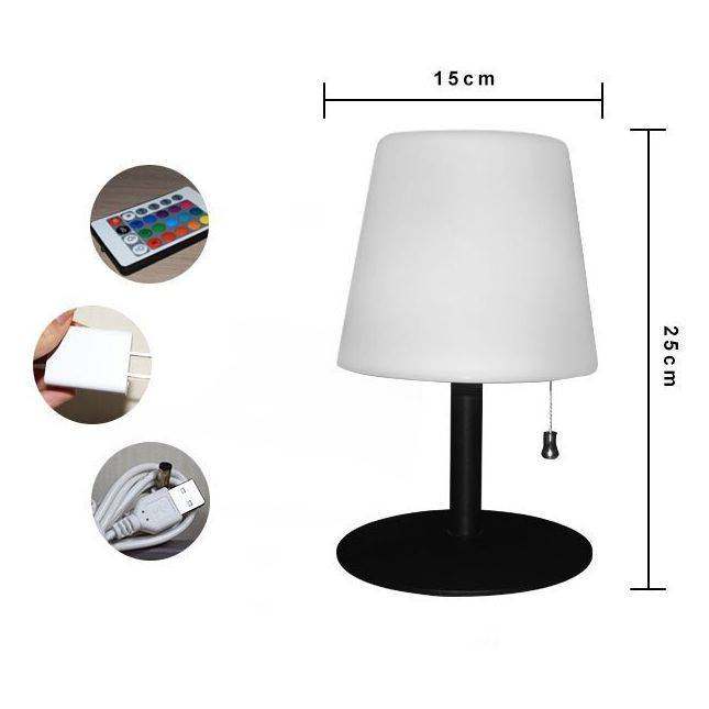 LED复古台灯学习专用护眼灯家用充电学生卧室床头婴儿喂奶拍拍灯