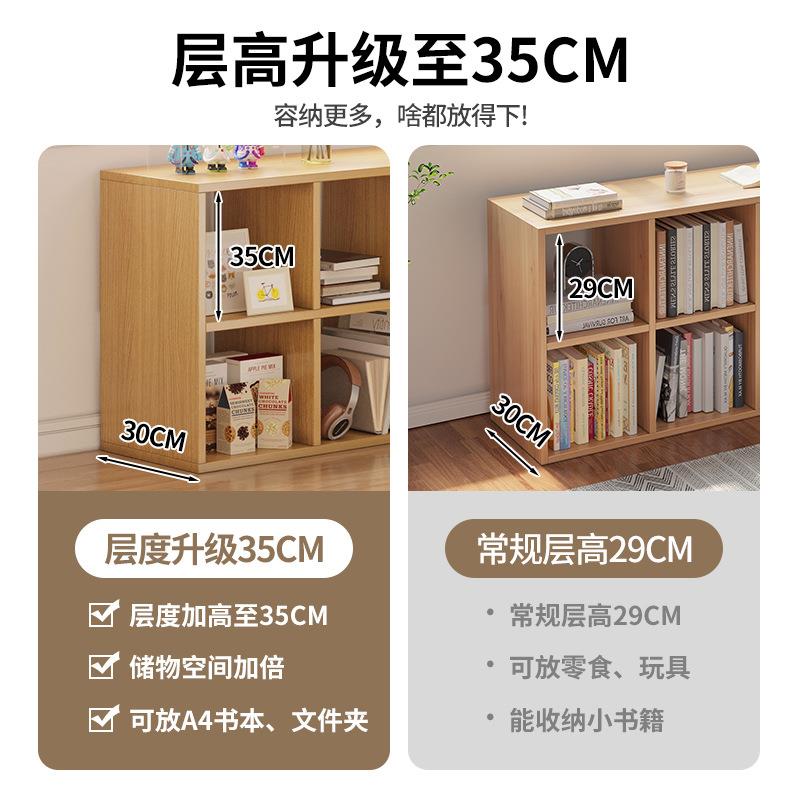 网红厅儿童书架PNY置物架落地矮柜学生收纳客组合格子柜柜子柜储