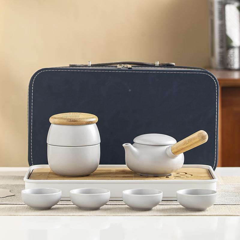 简现代约旅具行茶小酒-fge套装便携式包户外露营茶具全季店茶具