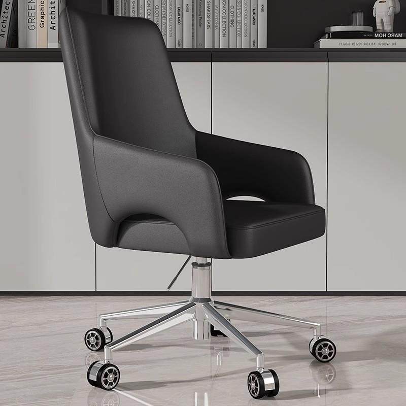电脑椅家用设用椅书房办公椅可升降计旋办公椅转前台商务接待洽椅