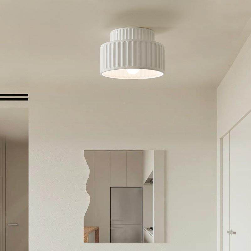 走廊阳台道灯491创意代简约奶风入现户玄关灯过油卧室衣帽间吸顶