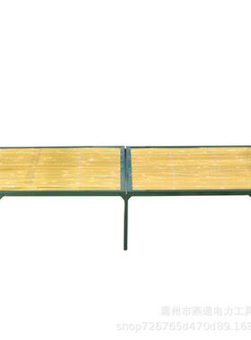 地震灾折叠5木板床户外应急片竹条床9型竹床单救MGU人两折床