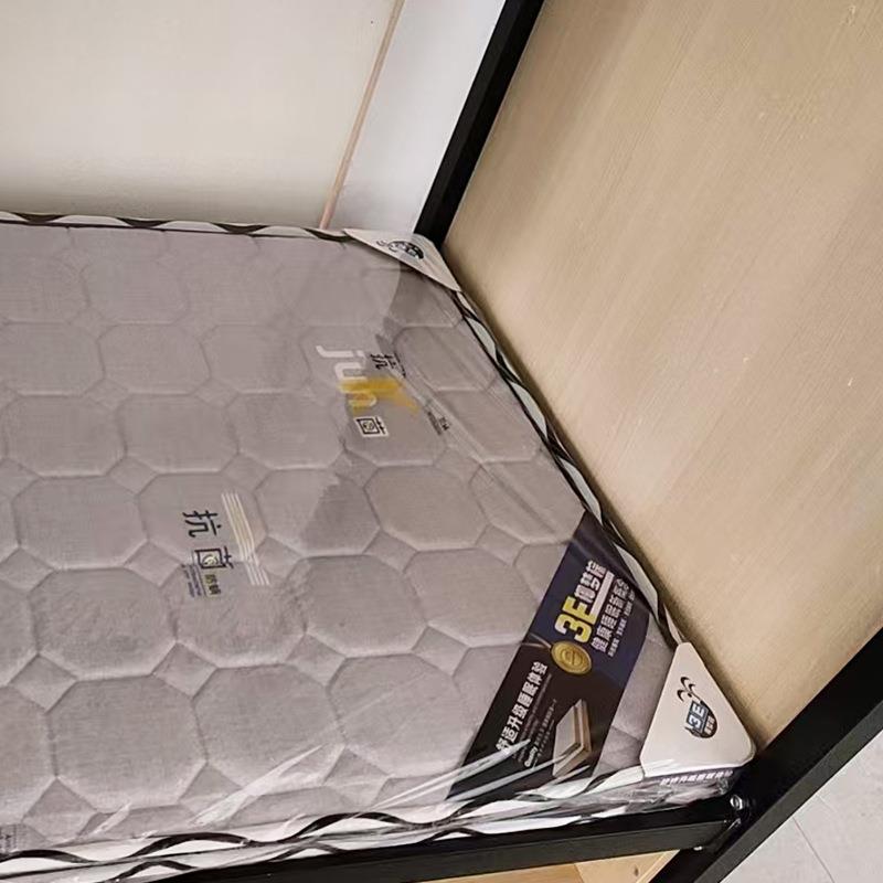 员工宿舍公寓双层床学生上钢下高低母双层床床铁架床架简约铺上子