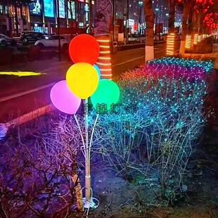 新款LE气球灯外亮化真仿发光造型网红公YJ-GJQD-园户广场草D坪地