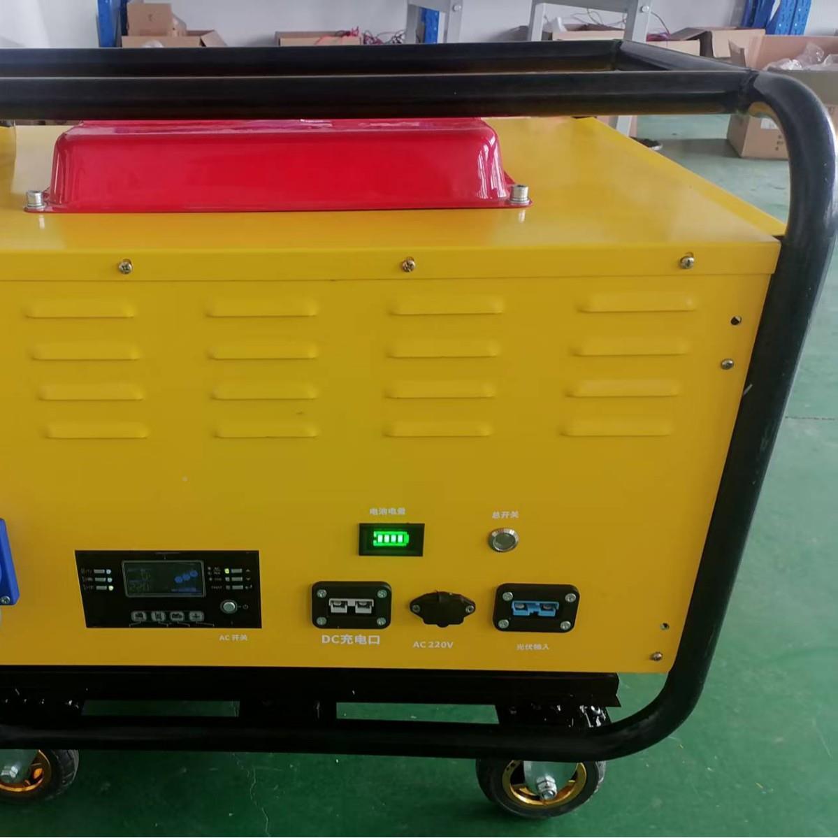 便户移动静外音锂电发电机220v10000w磷酸铁锂MZP户外电携式源