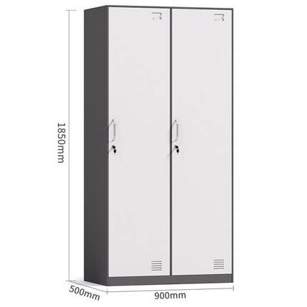 南特更衣员柜工柜NT-306储物柜薄边铁皮柜寄包存套色多门学校柜工