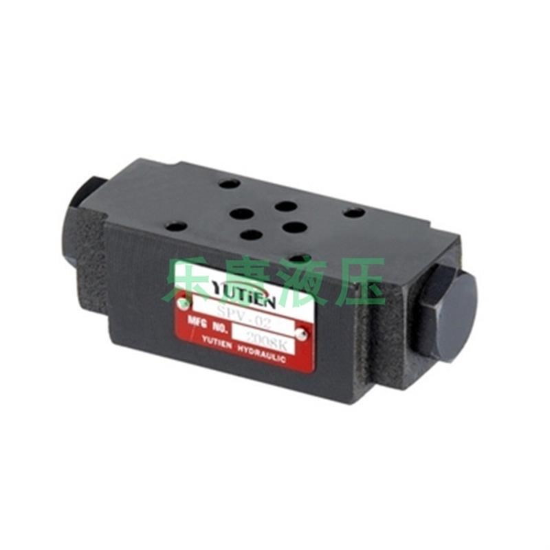 YUTIEN 叠加j式保压阀液控单向阀 SPV-02W SPV-02A SPV-02B