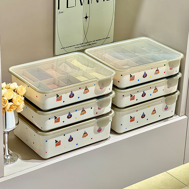 内衣内裤收纳盒抽屉式分隔整理盒