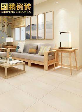 灰色通体水磨石瓷砖仿古砖600X600卫生间地砖防滑耐磨阳台地板砖