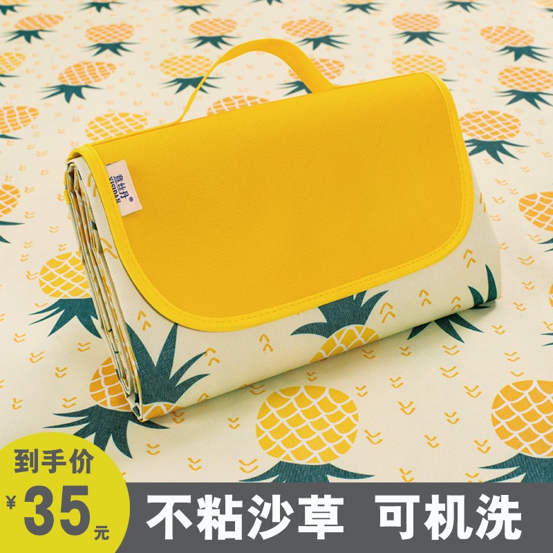 野餐垫ins风防水防潮垫加厚郊游春游垫子便携野炊地垫户外野餐布
