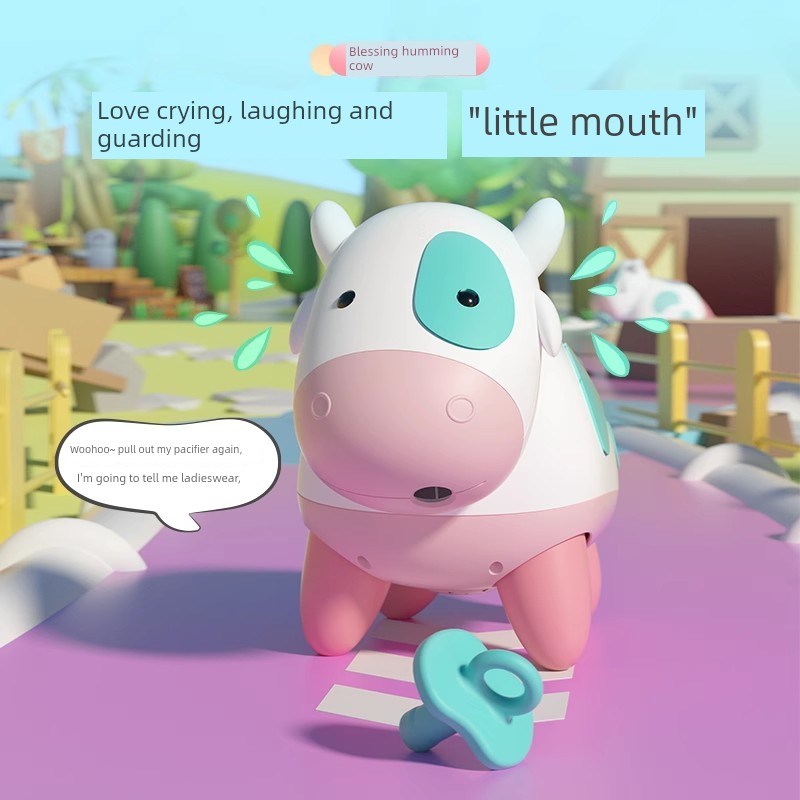 恒恒牛宝宝玩具0 -1岁3小孩6-12个月7 8 8女9岁礼物抬头练习