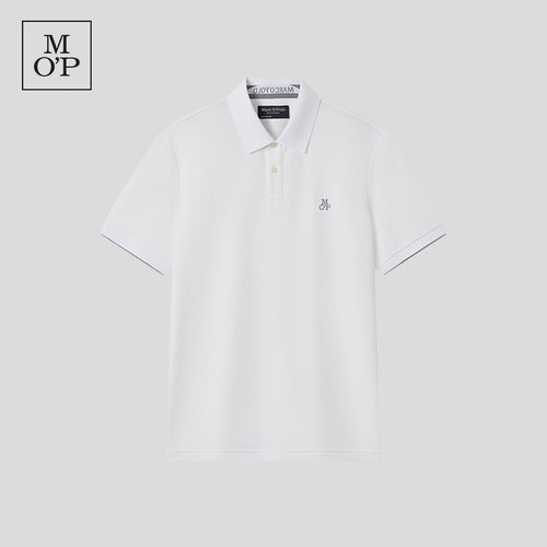Marc O'Polo/MOP2026夏季新款翻领POLO衫男短袖商务休闲舒适上衣