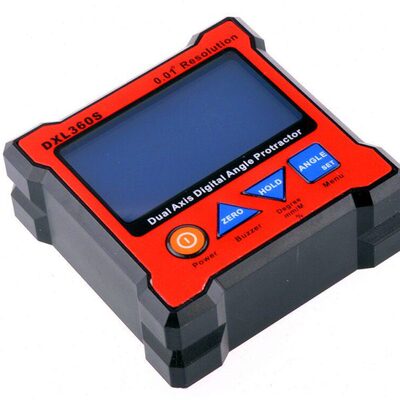双轴数显水平仪倾角仪高精度0.05°/带磁/水泡DXL360 DXL360S