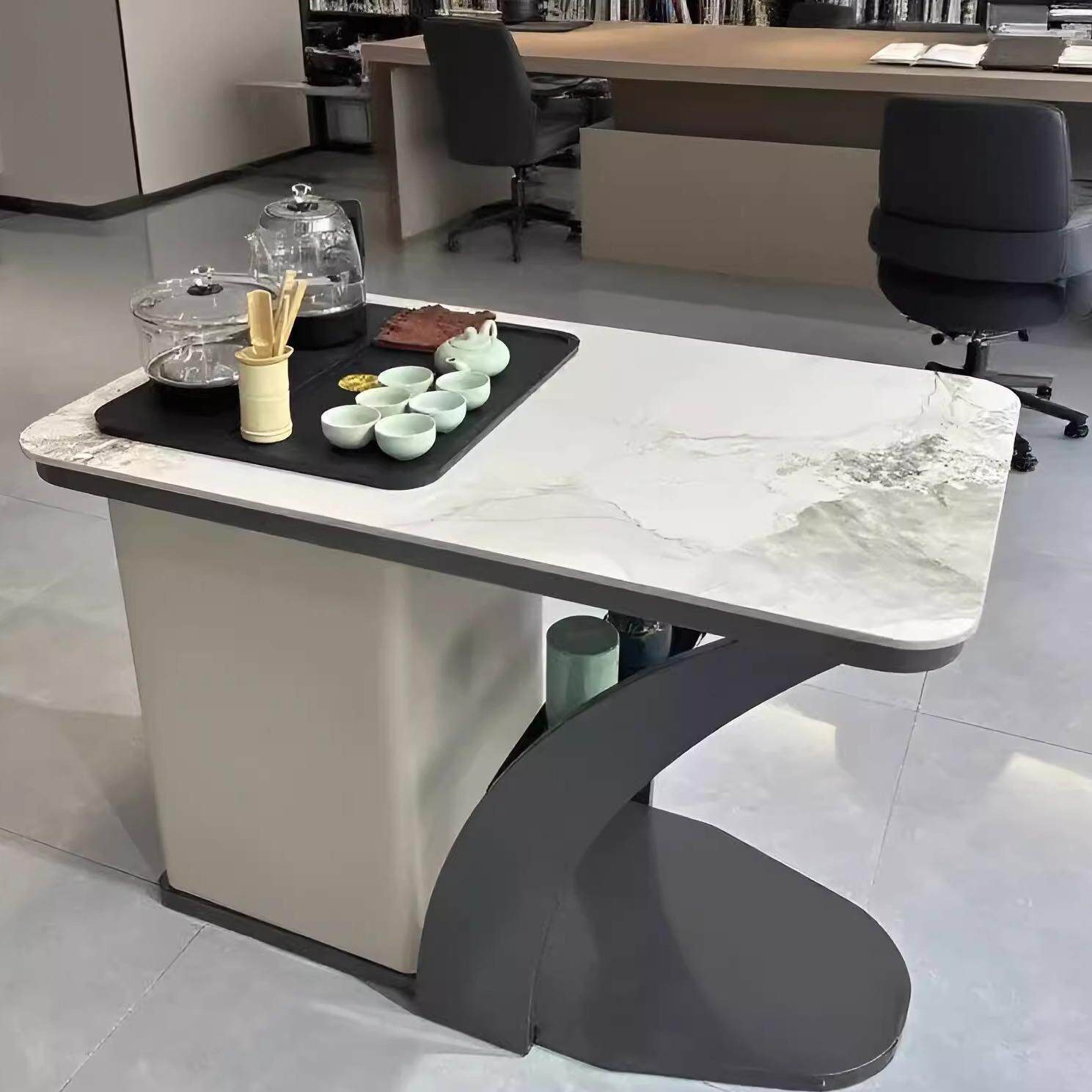 阳台茶桌椅组合小户型家用客厅茶台现代简约轻奢高级感泡茶桌茶几