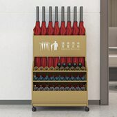 北欧铁艺雨伞桶轻奢创意LOGO定制商用酒店家用雨伞架折伞收纳桶