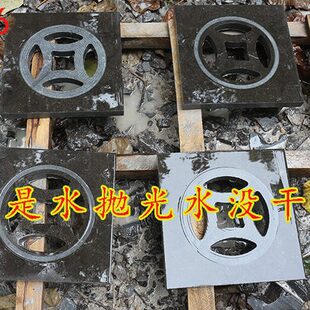 青石板石材地漏青石下水道盖板天井下水道井盖石雕石板加工订做