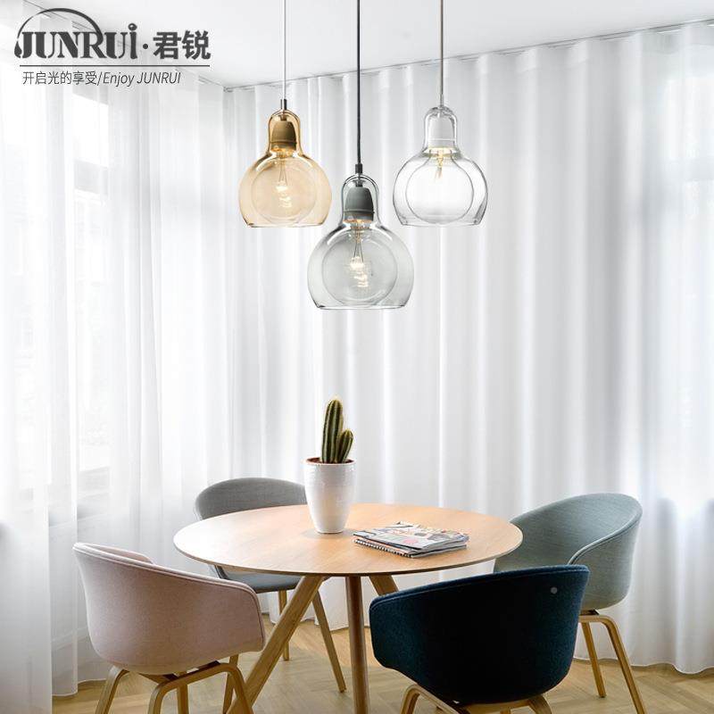 现代简约吊厅餐桌餐厅蛋中蛋玻璃客小吊灯吧酒台jr-500咖啡厅灯,家装灯饰光源,智能吊灯,淘宝优惠券,粉丝福利购,淘宝优惠卷