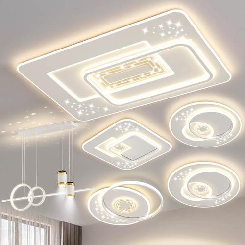 简厂家直中山灯158灯具全供屋套餐感星空顶创意客厅极大气主卧灯