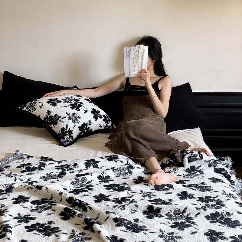 国潮东方美学仿人貂绒提单MT202408追剧办公室沙发毛毯毯花午睡盖,床上用品,休闲毯/毛毯/绒毯,淘宝优惠券,粉丝福利购,淘宝优惠卷