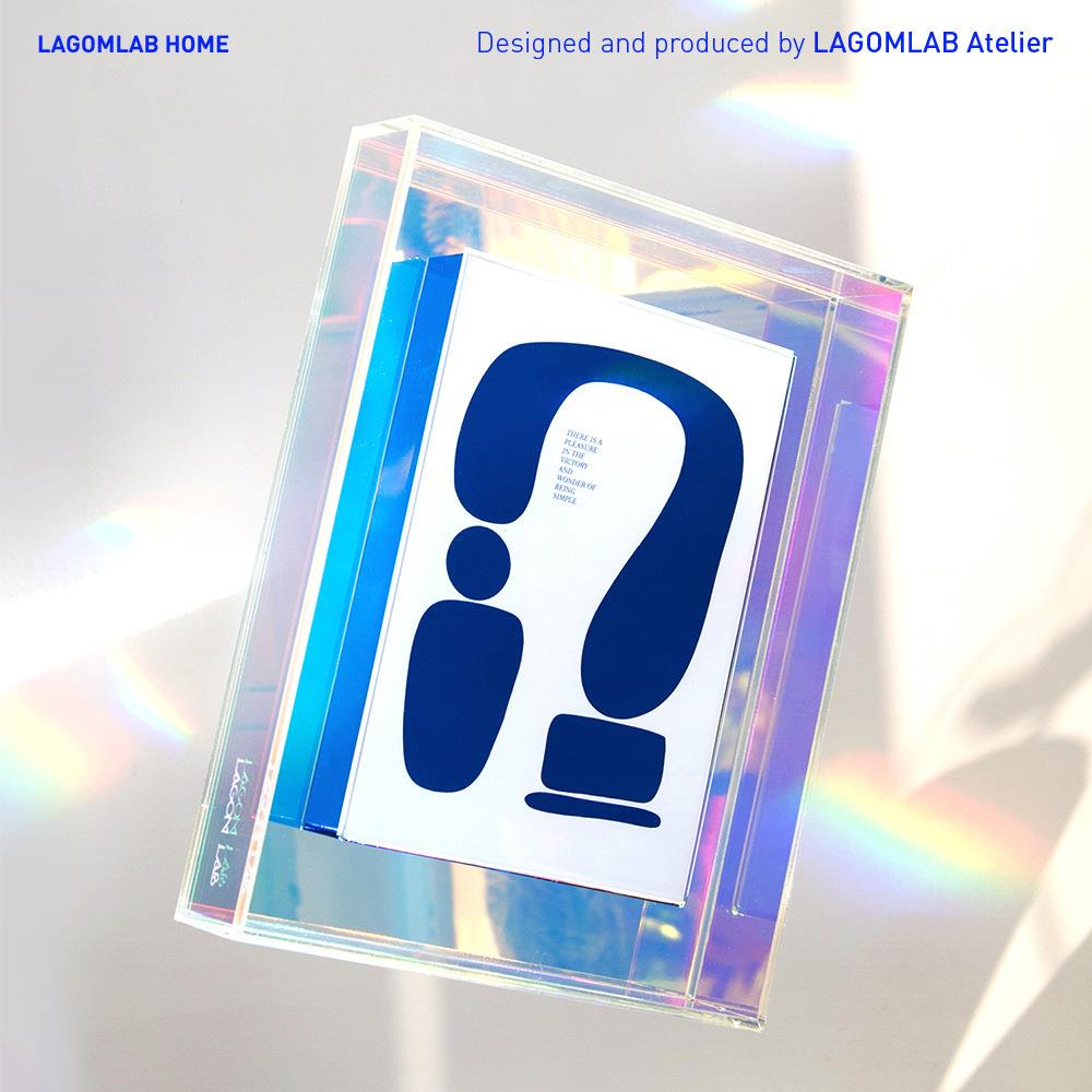 轻奢亚克透框明相框家居摆件道具力装炫彩几何AL638698饰亚克力拼