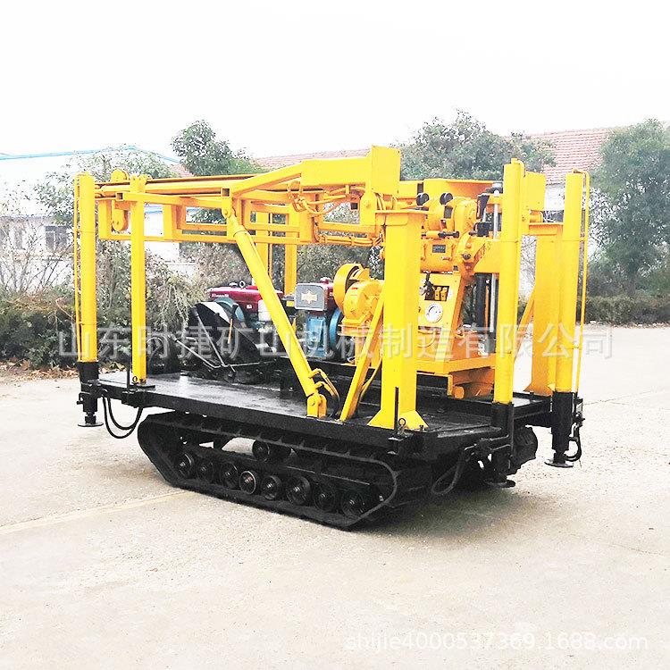 龙门架液压一体钻塔深孔地质钻探取芯钻机履带行走勘探取样探矿